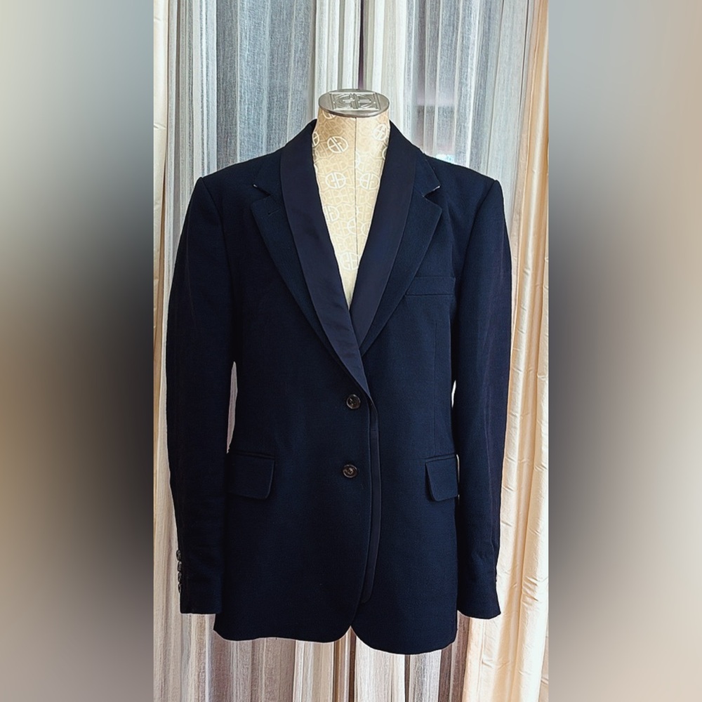 Dries Van Noten Wool Cotton Blend Blazer